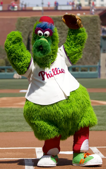 Phillie Phanatic Old Design